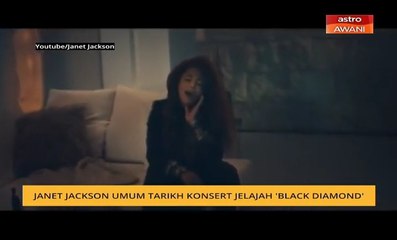 Janet Jackson umum tarikh konsert jelajah 'Black Diamond'