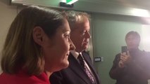 Bill Shorten speaks with with Queen Street Medical Centre staff