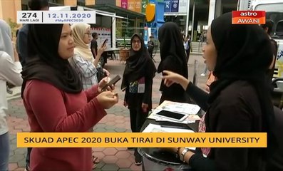 Skuad APEC 2020 buka tirai di Sunway University