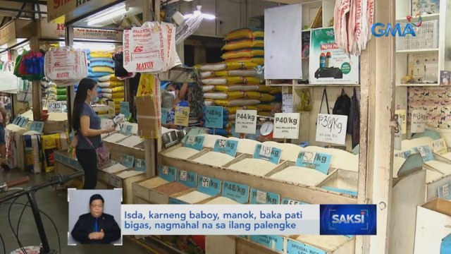 Isda, karneng baboy, manok, baka pati bigas, nagmahal na sa ilang palengke | Saksi