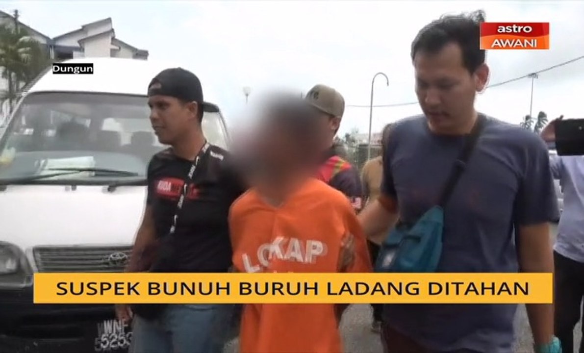 Suspek bunuh buruh ladang ditahan