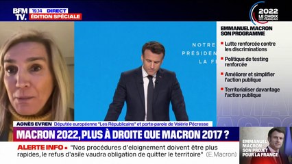 Agnès Evren, porte-parole de Valérie Pécresse: "On sait maintenant pourquoi Emmanuel Macron a retenu si longtemps sa candidature, c'est parce qu'il attendait de piller le programme de ses adversaires"