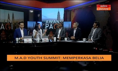 AWANI Pagi: M.A.D Youth Summit - Memperkasa belia