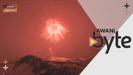 #AWANIByte: Bunga api terbesar ubah langit malam Colarado