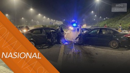 Lelaki maut, dirempuh kereta lawan arus