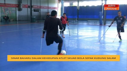 Sinar baharu dalam kehidupan atlet skuad bola sepak kudung salam