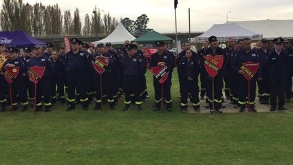Bega District News NSW firefighter championships Cr Sharon Tapscott welcome