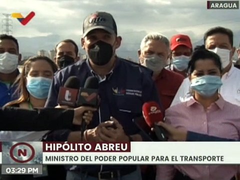 Min. Hipólito Abreu realizó inspección del sistema ferroviario Ezequiel Zamora 2 en el edo. Aragua