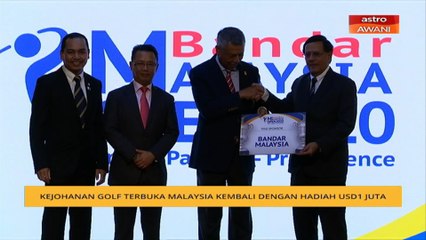 Kejohanan Golf Terbuka Malaysia kembali dengan hadiah USD1 juta