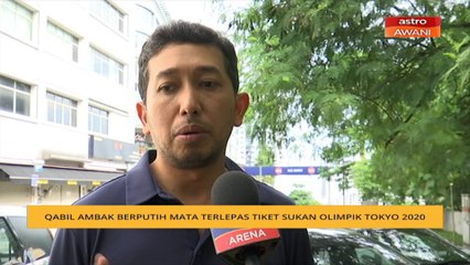 Qabil Ambak berputih mata terlepas tiket sukan Olimpik Tokyo 2020