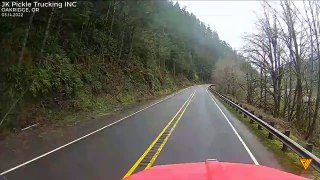 Lucky to be Alive — OAKRIDGE, OR | Close Call | Caught On Camera | Rear-Ended | Footage Show