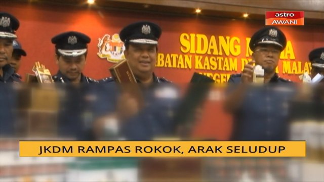 JKDM rampas rokok, arak seludup