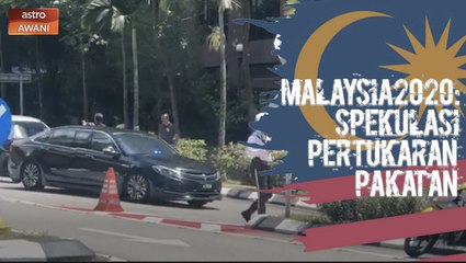 Malaysia2020: Anwar Ibrahim tiba di Istana Negara