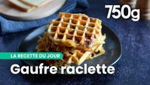 Vidéo de la recette des gaufres avec des restes de raclette - 750g
