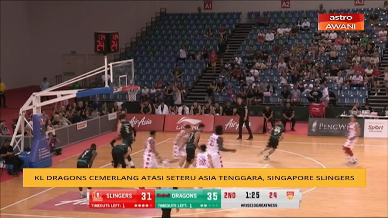 KL Dragons cemerlang atasi seteru Asia Tenggara, Singapore Slingers