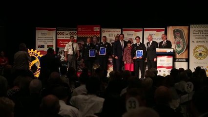 ILLAWARRA MERCURY Winners at 2017 Rotary NSW Emergency Services Awards. Video: Greg Ellis