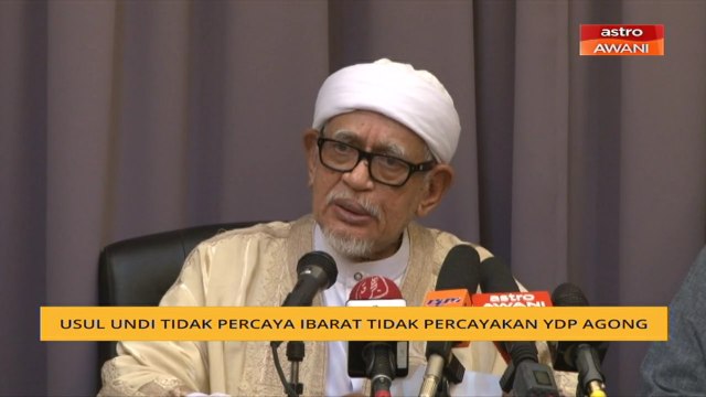 Usul undi tidak percaya ibarat tidak percayakan YDP Agong