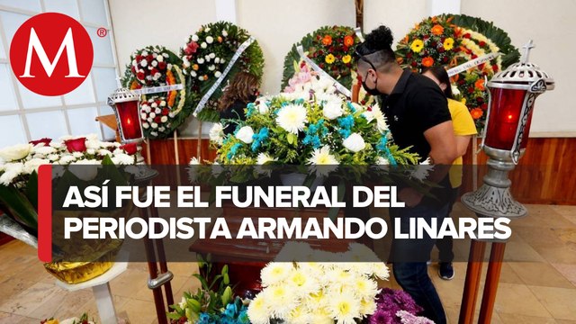 Se llevó a cabo el sepulcro de el periodista Armando Linares