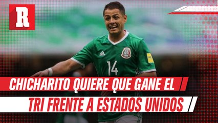 Chicharito sobre el partido entre México y EU: 'Lo importantes es que gane el Tri'