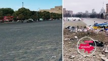 The streets of Ukraine before and after the Russian invasion - Russia - Ukraine News