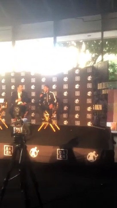 Mikey McKinson Golden Boy Promotions press conference