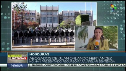 Honduras: Abogados de Expresidente Hernández no presentan recursos de defensa
