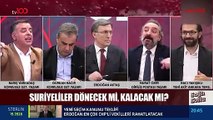 Canlı yayında Esad ve Suriyeliler kavgası