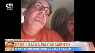 Bruno de Carvalho pede Liliana em casamento
