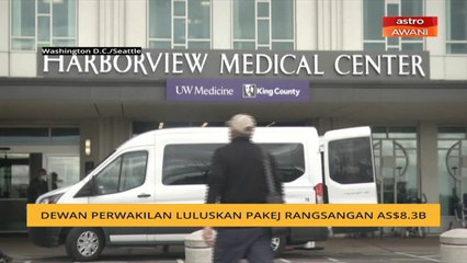 Dewan Perwakilan luluskan pakej rangsangan AS$8.3 billion