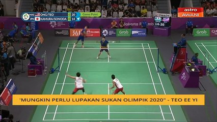 'Mungkin perlu lupakan sukan Olimpik 2020' - Teo Ee Yi