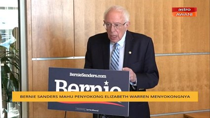 Bernie Sanders mahu penyokong Elizabeth Warren menyokongnya