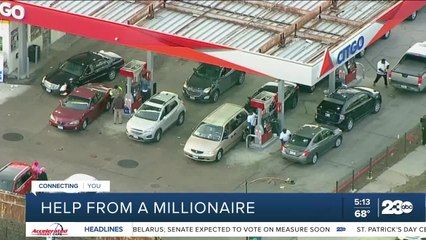 Chicago millionaire gives away $200K in gas