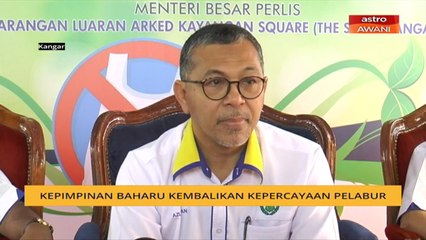 Kepimpinan baharu kembalikan kepercayaan pelabur