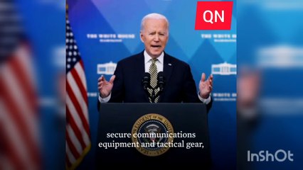 The package I announced today will provide unprecedented assistance to Ukraine.Joe Biden #war #Biden