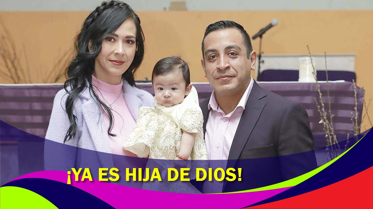 Luis Fernando Peña y su esposa Aly Noris ya bautizaron a su hija