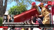 Se llevó a cabo el sepulcro de el periodista Armando Linares