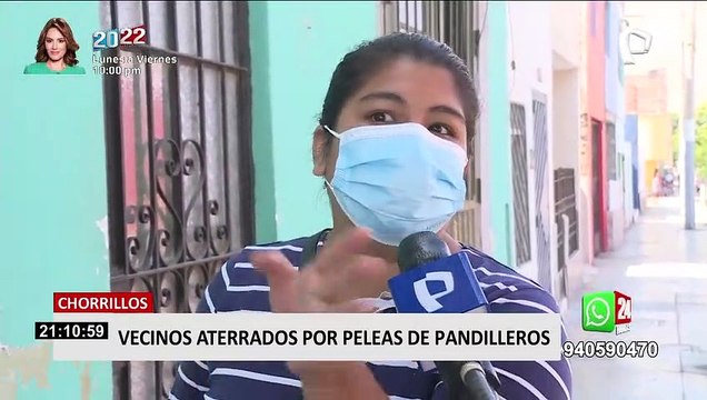 Barristas siembran el terror en Chorrillos por constantes enfrentamientos