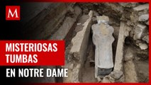 Descubren misteriosas tumbas en Notre Dame tras excavaciones
