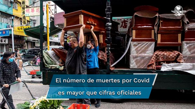 Estiman que muertes por Covid-19 son hasta tres veces mayor que las registradas en cifras oficiale