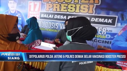 Ditpolairud Polda Jateng Gelar Program Vaksinasi Booster Presisi di SD Negeri Bedono 1