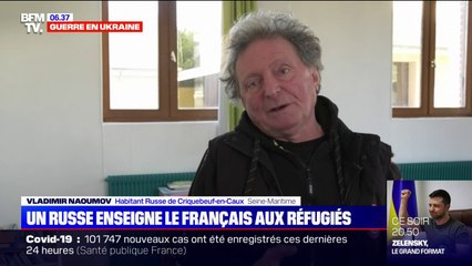 Download Video: En Normandie, un Russe enseigne le français aux réfugiées ukrainiennes