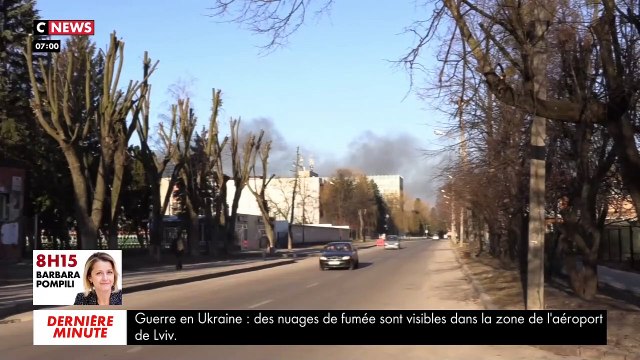 Guerre en Ukraine : Plusieurs explosions entendues ce matin dans la ville de Lviv à l'ouest de l'Ukraine et en particulier dans la zone de l'aéroport
