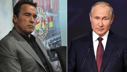 Arnold Schwarzenegger'den Rusya Devlet  Başkanı Putin'e çağrı: Savaşı durdurabiliriz