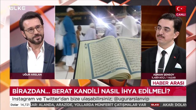 Uğur Arslan'la Haber Arası | 17 Mart 2022 - İlahiyatçı / Yazar Adnan Şensoy
