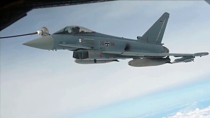 Eurofighter Typhoon in-flight refueling