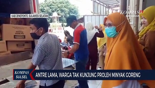 5 Jam Antri Minyak Goreng Warga Kecewa Truk Tak Bawa Minyak