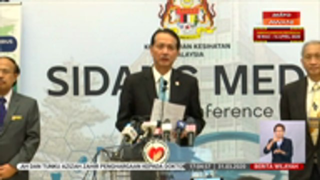 [SIDANG MEDIA HARIAN] COVID-19: Pertambahan 6 kes kematian setakat jam 12 tengahari