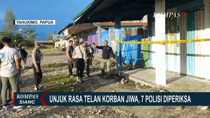 Descargar video: Unjuk Rasa Berakhir Pembakaran, 7 Orang Polisi Diperiksa Atas Penanganan Demo di Yahukimo