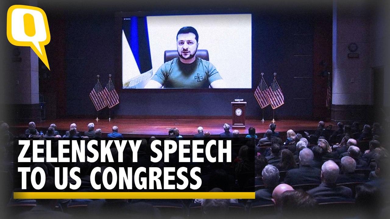 'Close the Sky,' Please Ukrainian President Zelenskyy in Address to US Congress