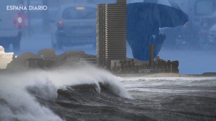El temporal Celia azota con fuertes rachas de viento una parte de España